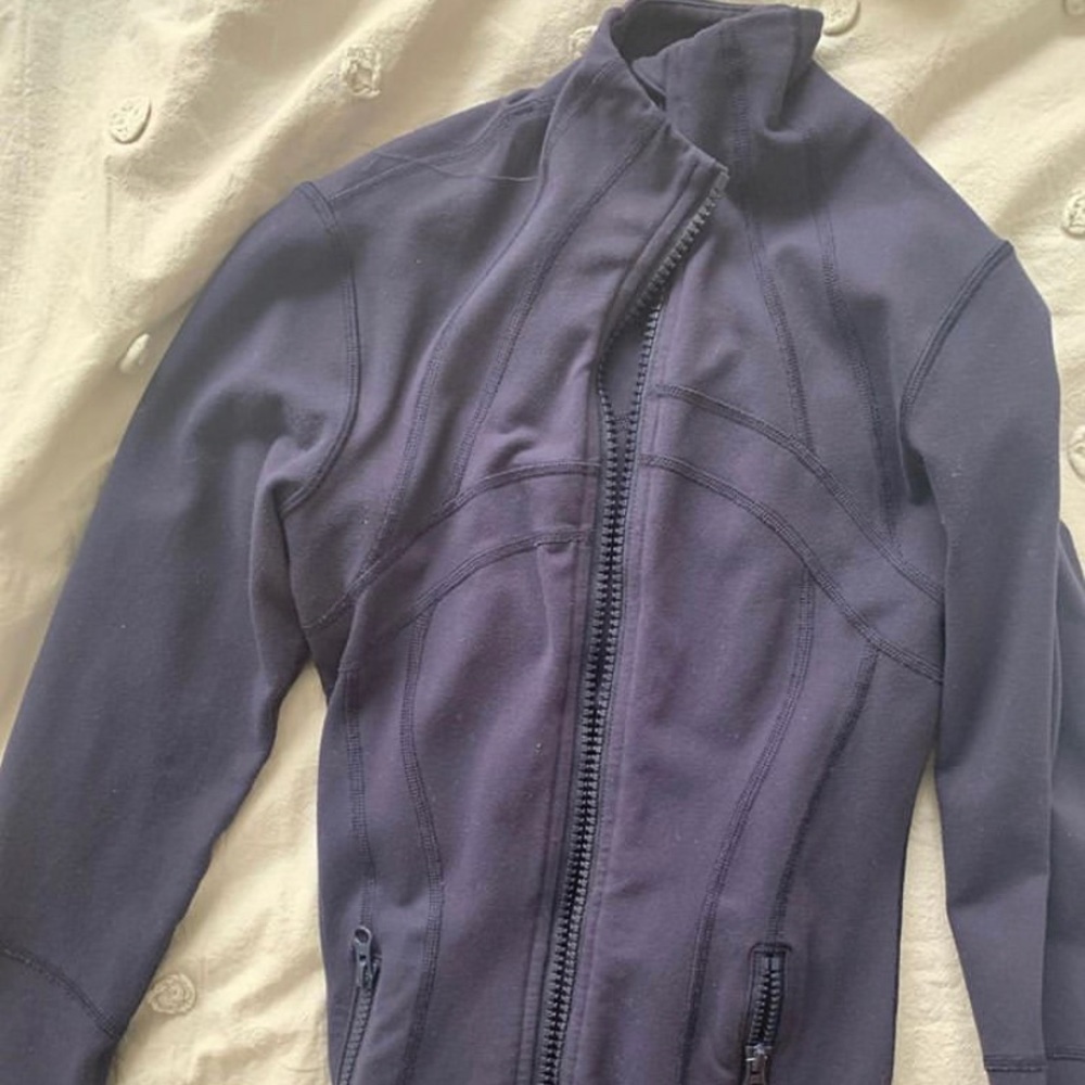 Navy Lulu Athletic Jacket!